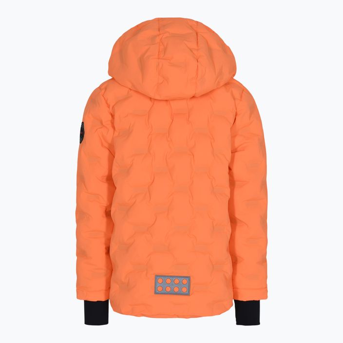Куртка лижна дитяча LEGO Lwjipe 706 оранжева 22879 2