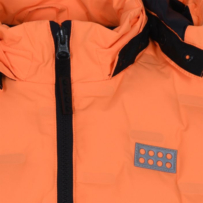 Куртка лижна дитяча LEGO Lwjipe 706 оранжева 22879 4