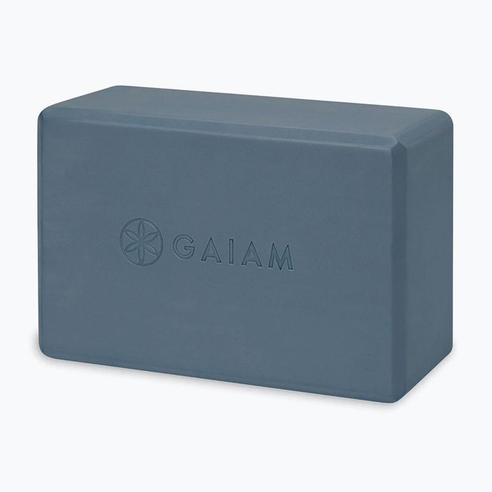 Блок для йоги  Gaiam синій 63680 12