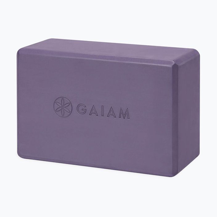Блок для йоги  Gaiam фіолетовий 63682 11