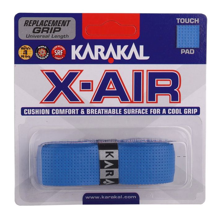 Обгортка для ракетки для сквошу Karakal X-AIR Grip блакитна 2