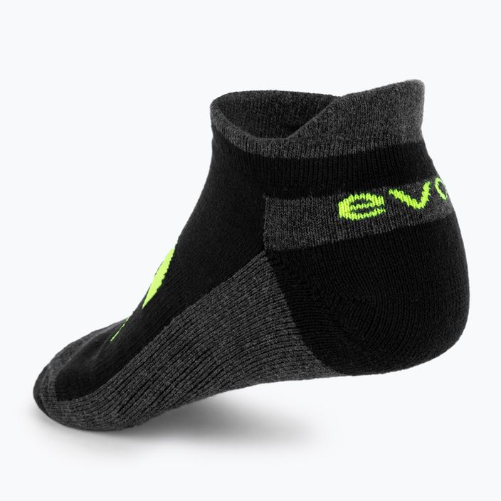 Шкарпетки Evoq Ankle black/graphite/yellow 2