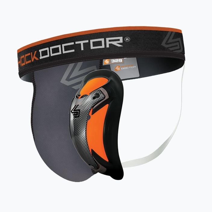 Захист паху Shock Doctor Supporter Ultra Carbon Flex сірий SHO423