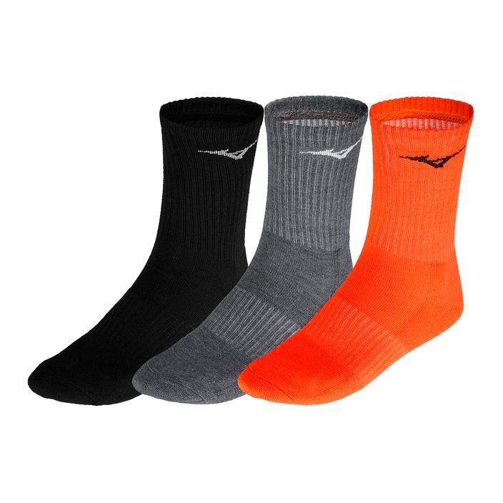 Шкарпетки для бігу Mizuno Training 3 пари Black/Melange/Soleil 32GX2505Z96 2