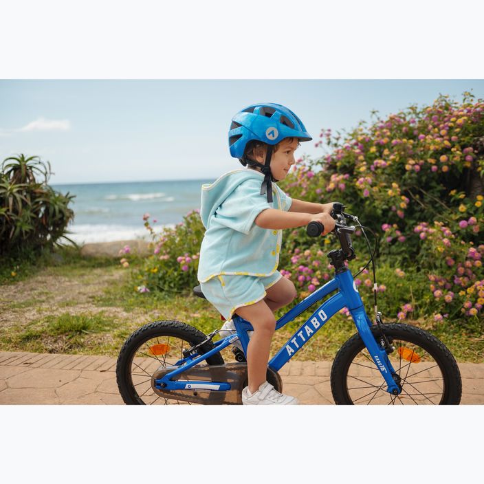 Дитячий велосипедний шолом ATTABO K200 синій 12