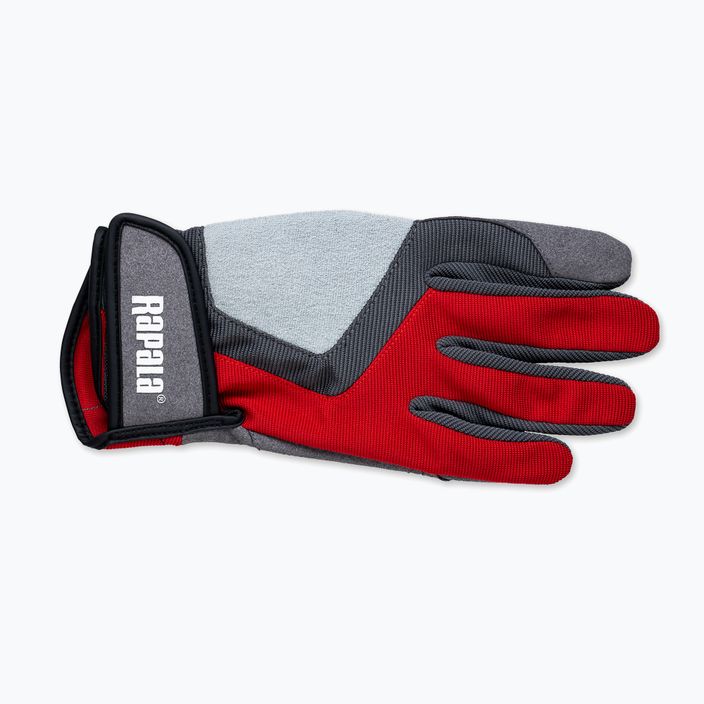 Рукавиці для риболовлі Rapala червоні Perf Gloves RA6800702 6