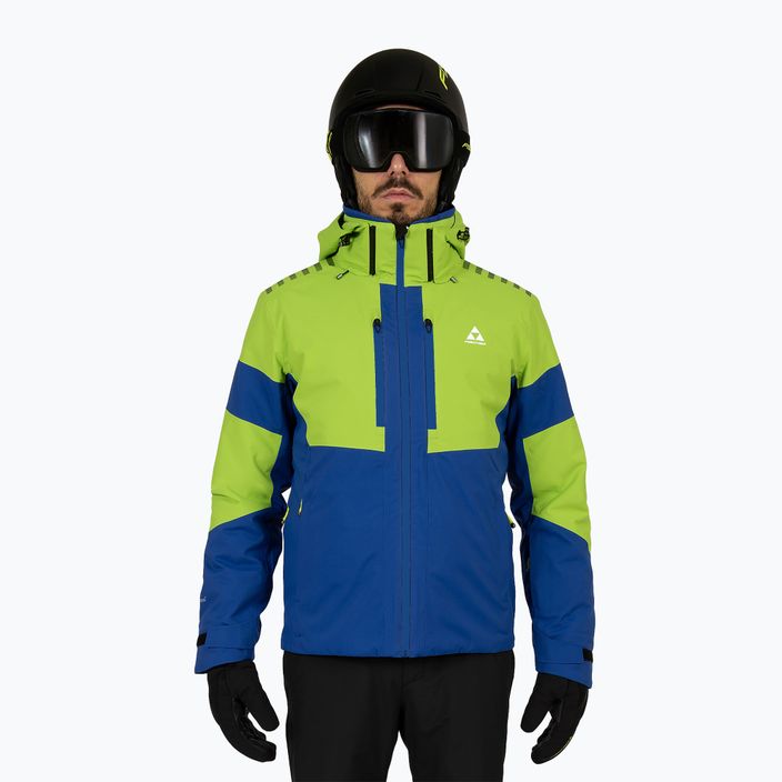 Чоловіча лижна куртка Fischer Semmering світло-зелена