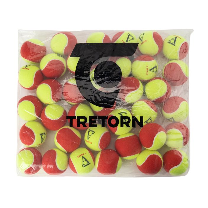 Тенісні м'ячі Tretorn ST3 36 шт. червоно-жовті  3T621 474410 2