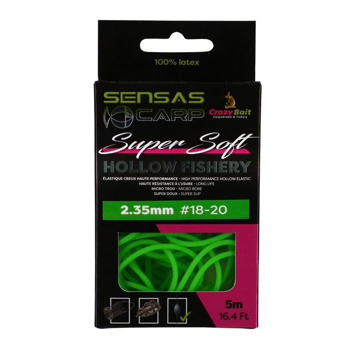 Амортизатор для вудилища Sensas Hollow Fishery Super Soft зелений 54505 2