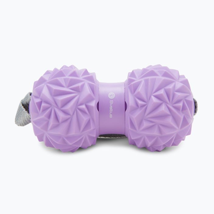 М'яч для масажу з ручками Sveltus Massage Duo фіолетовий 0475 2
