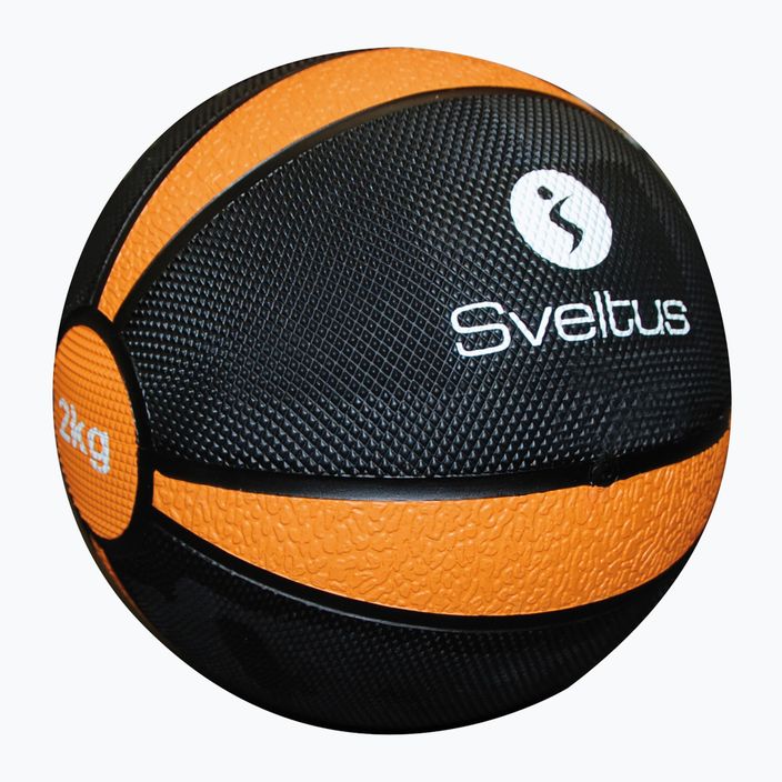 М'ячі медичний (волбол) Sveltus Medicine Ball 2 кг black/orange