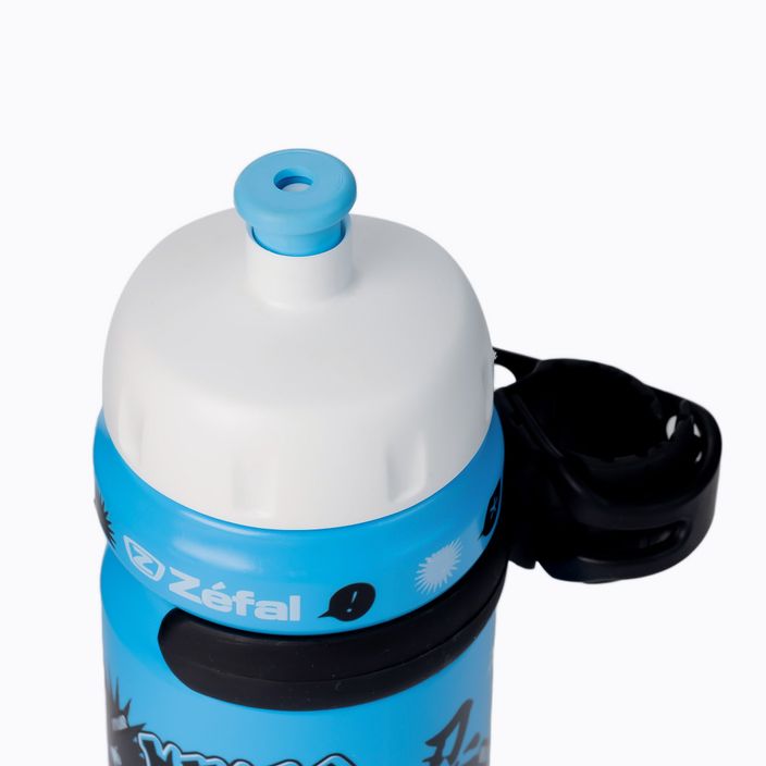 Дитяча велосипедна пляшка для води з кріпленням Zefal Set Little Z-Ninja Boy синя ZF-162H 4