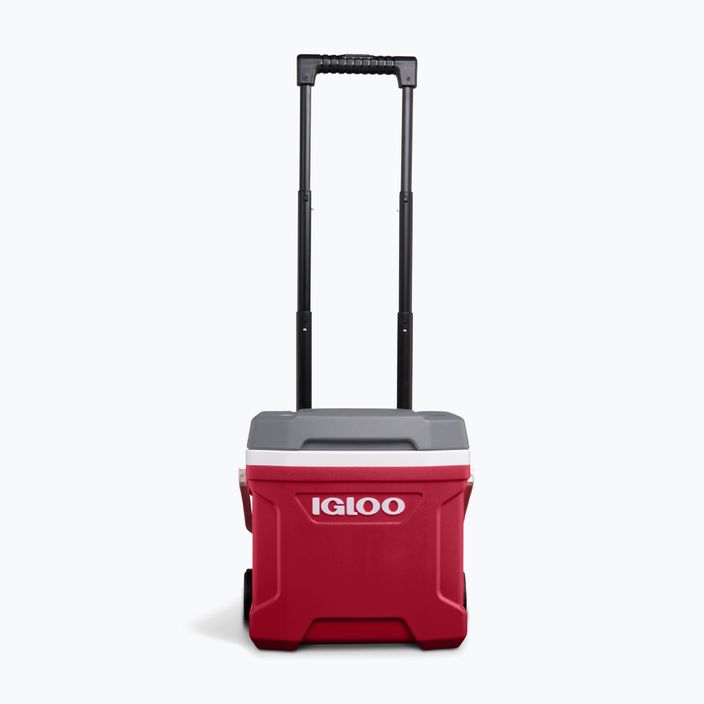 Холодильник туристичний Igloo Latitude 16 Qt Roller 15 л industrial red/ meteorite 9