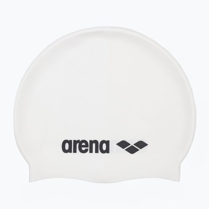 Шапочка для плавання arena Classic Silicone white/black