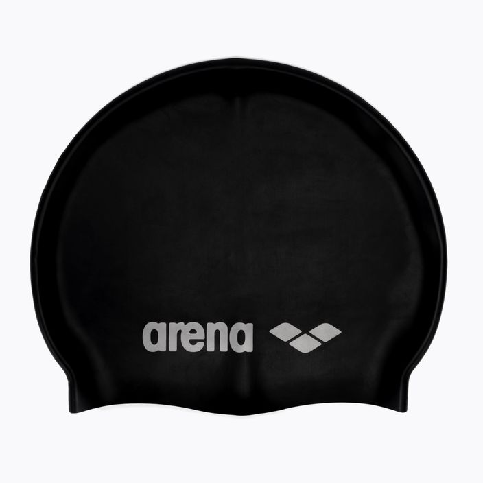 Шапочка для плавання arena Classic Silicone black/silver