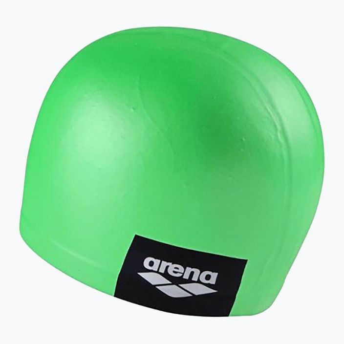 Шапочка для плавання arena Logo Moulded pea green 4