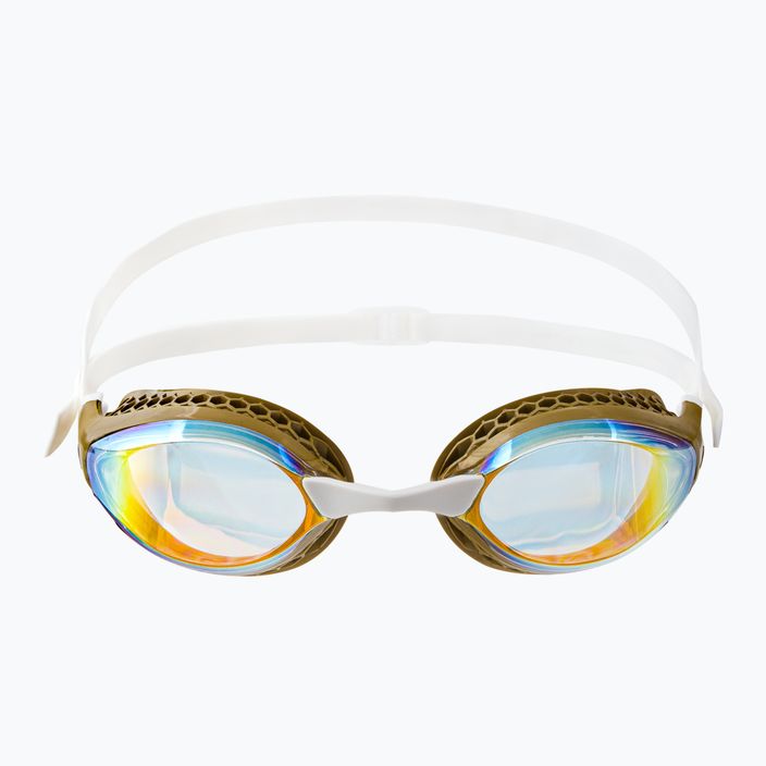 Окуляри для плавання Arena Air-Speed Mirror yellow copper/gold/multi 2