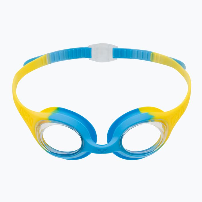 Окуляри для плавання дитячі arena Spider clear/yellow/lightblue 2