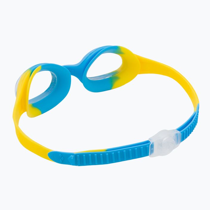 Окуляри для плавання дитячі arena Spider clear/yellow/lightblue 4