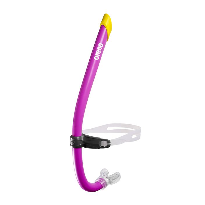 Трубка для плавання фронтальна Arena Swim Snorkel Pro III pink 2