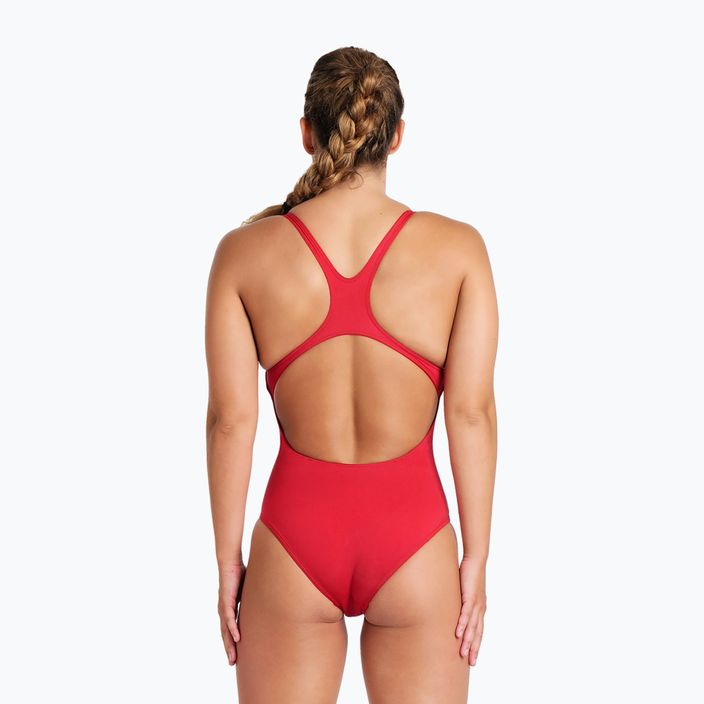 Купальник суцільний жіночий Arena Team Swim Pro Solid red/white 7