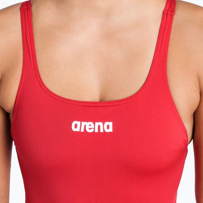Купальник суцільний жіночий Arena Team Swim Pro Solid red/white 8