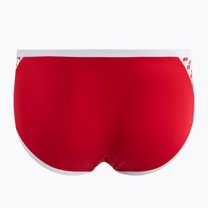 Плавки чоловічі Arena Icons Swim Low Waist Short Solid red/white 2