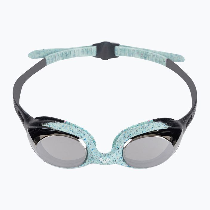 Дитячі окуляри для плавання арена Spider JR Mirror r сріблястий / сірий / чорний 2