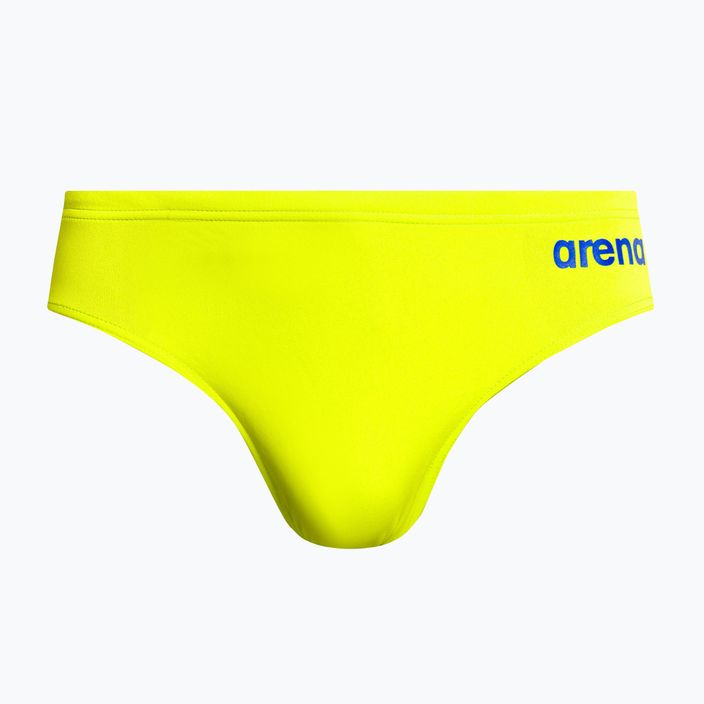 Плавки чоловічі Arena Team Swim Briefs Solid soft green/neon blue