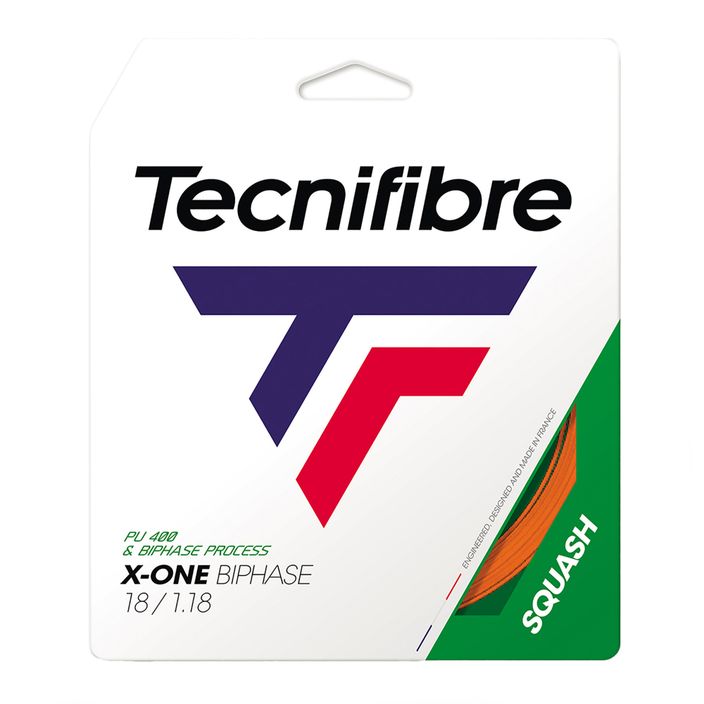 Сквош-стрічка Tecnifibre X-One Biphase 10 м помаранчева 2