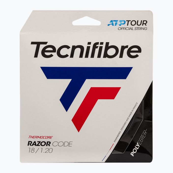 Тенісна струна Tecnifibre Razor Code 12 m чорна 04GRA120XC