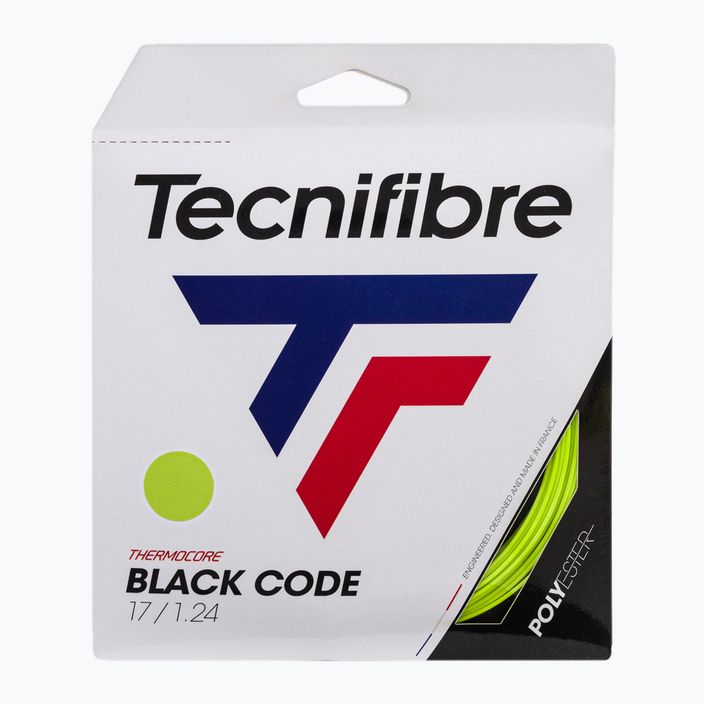 Тенісна струна Tecnifibre Black Code 12 m жовта 04GBL124XV