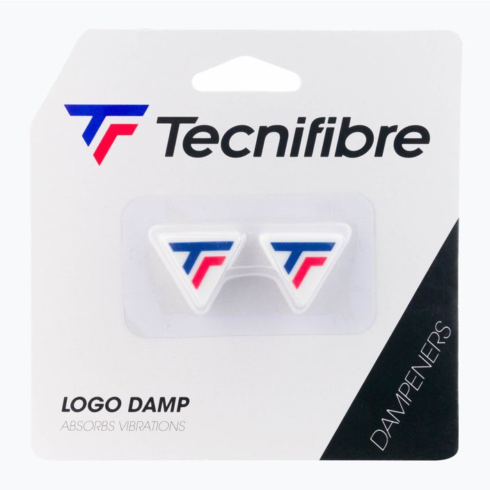 Гаситель вібрацій Tecnifibre Logo Damp 2 шт. білий 53ATPLOTRN