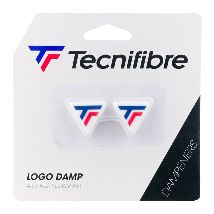 Гаситель вібрацій Tecnifibre Logo Damp 2 шт. білий 53ATPLOTRN 2