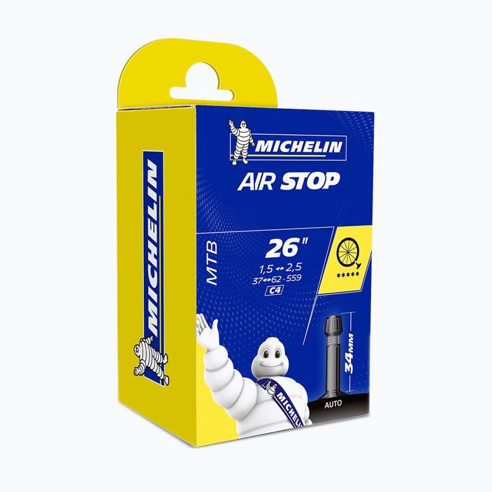 Камера велосипедна Michelin Air Stop Auto-Sv 34mm 125194 чорна 00082289 3