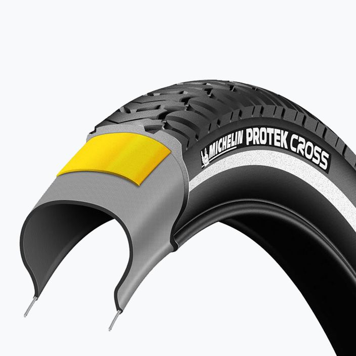 Шина велосипедна Michelin Protek Cross Br Wire Access Line 649416 drutowa чорна 00082256 4