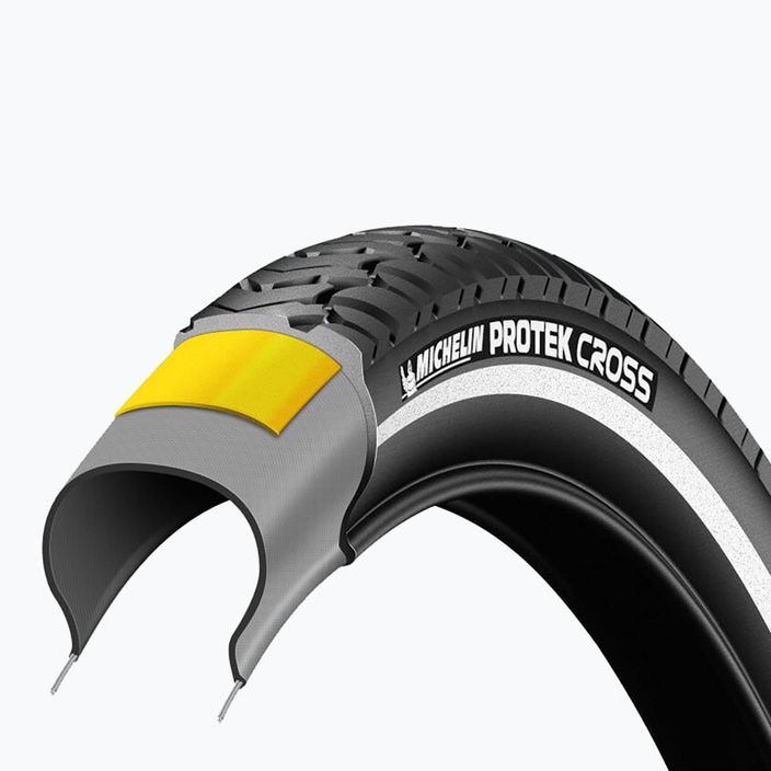Шина велосипедна Michelin Protek Cross Br Wire Access Line 745002 drutowa чорна 00082257 4