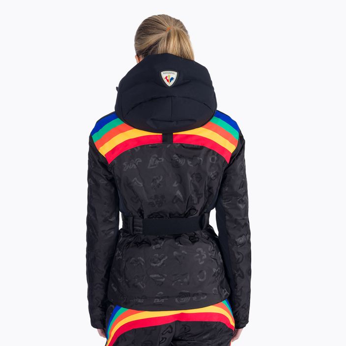 Куртка лижна жіноча Rossignol Rainbow чорна RLJWJ28 4