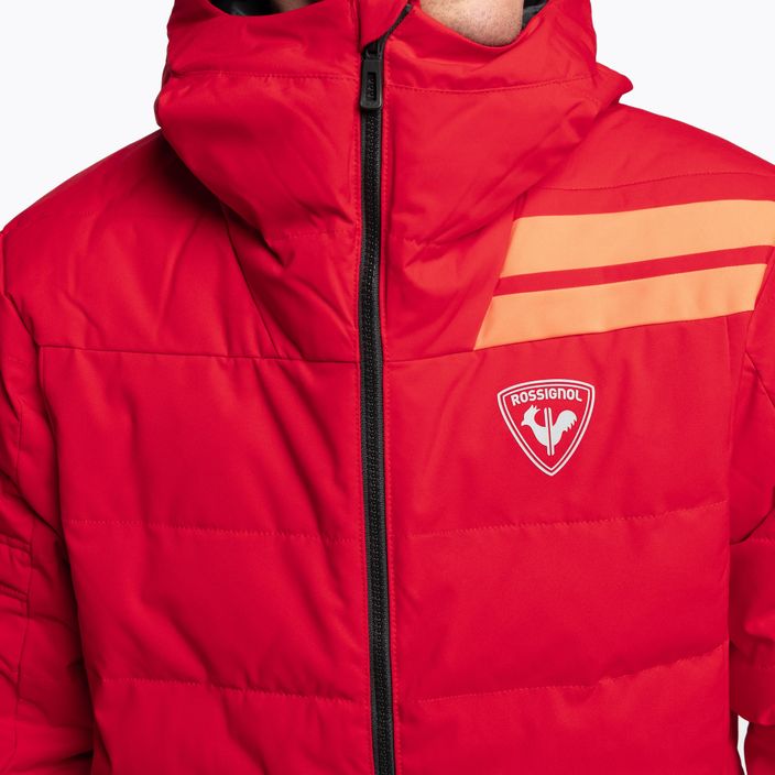 Куртка лижна чоловіча Rossignol Rapide червона RLKMJ14 6