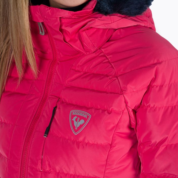 Куртка лижна жіноча Rossignol W Rapide Pearly рожева RLKWJ17 6
