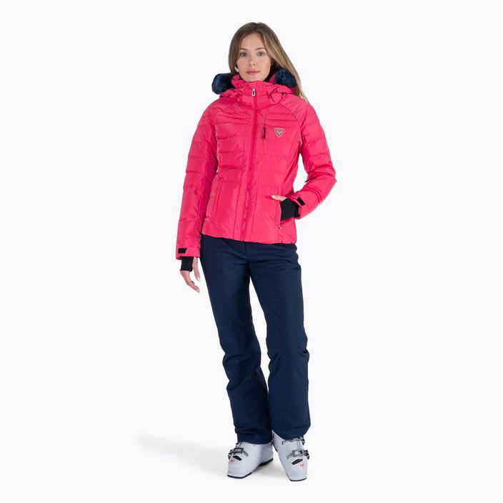 Куртка лижна жіноча Rossignol W Rapide Pearly рожева RLKWJ17 9