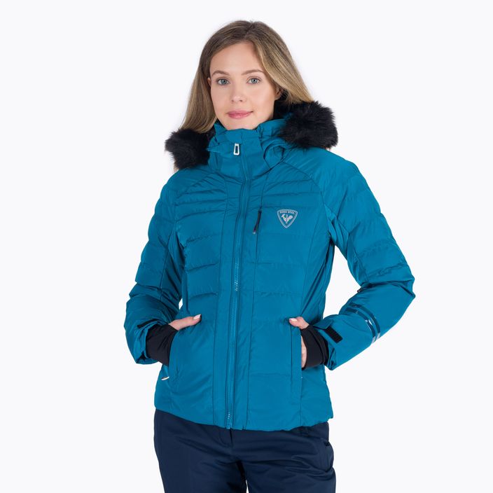 Куртка лижна жіноча Rossignol W Rapide Pearly синя RL KWJ17