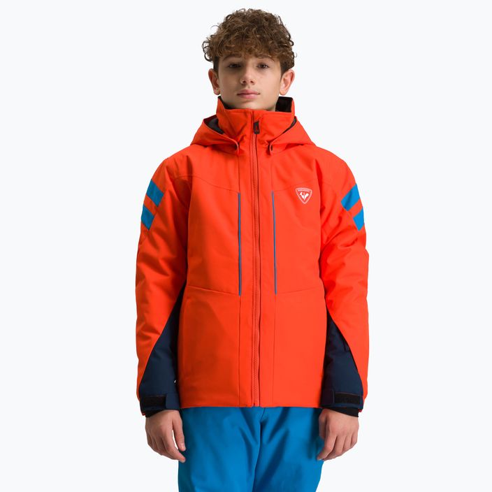 Куртка лижна дитяча Rossignol оранжева RLKYJ08 2