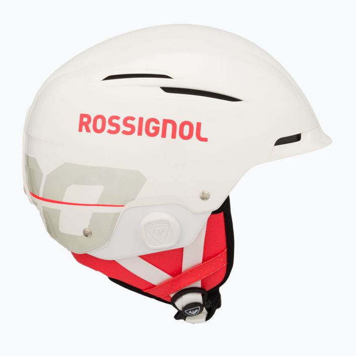 Гірськолижний шолом Rossignol Hero Slalom Impacts + Chinguard білий 4
