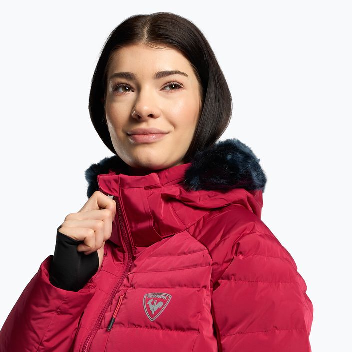 Куртка лижна жіноча Rossignol Rapide Pearly red 5