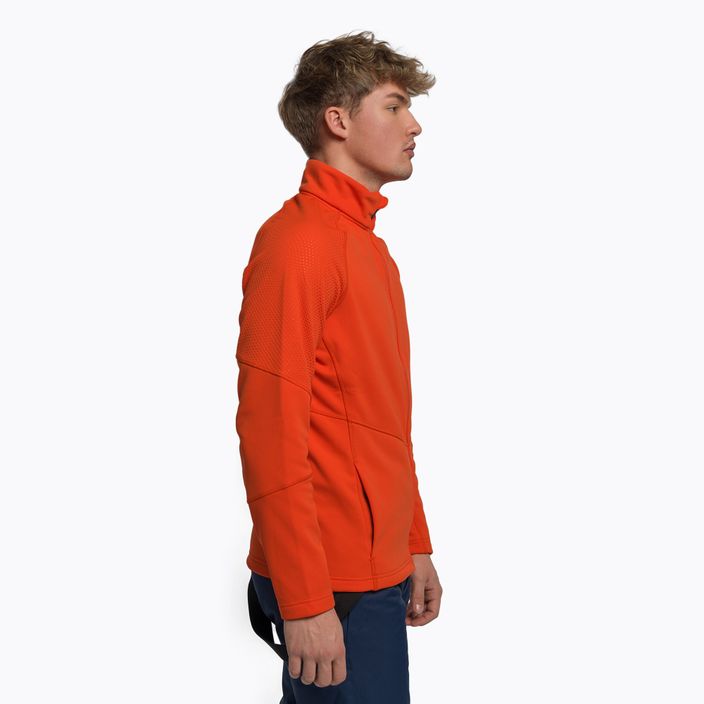 Кофта лижна чоловіча Rossignol Classique Clim orange 3