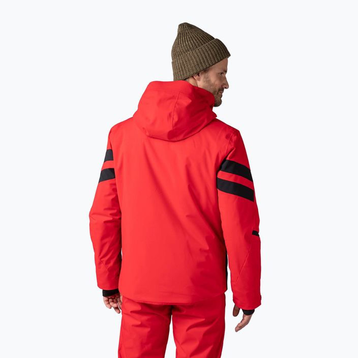 Чоловіча лижна куртка Rossignol Fonction спортивна червона 2
