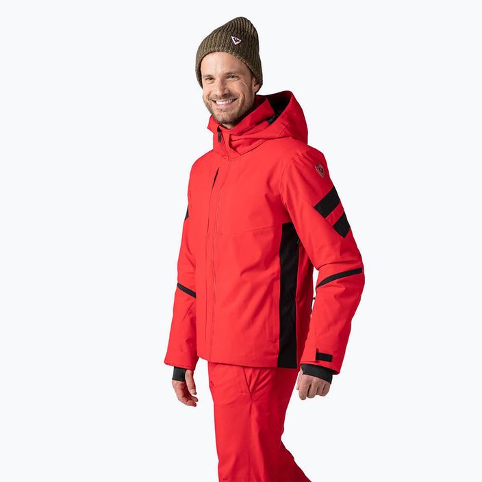 Чоловіча лижна куртка Rossignol Fonction спортивна червона 3