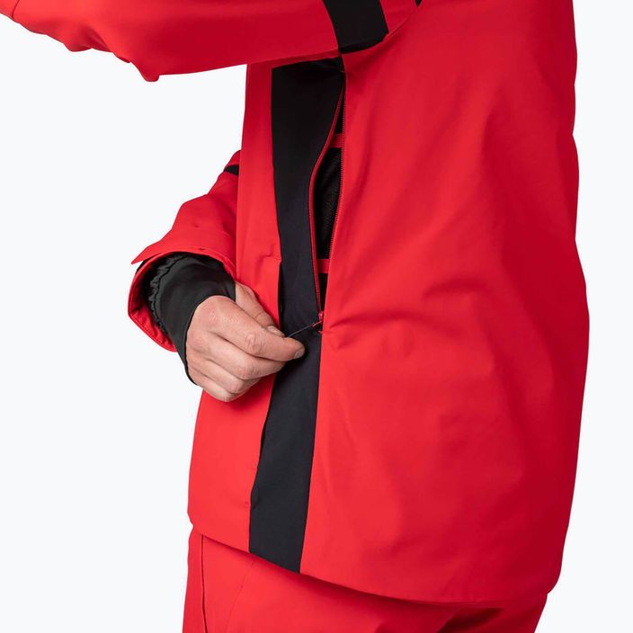 Чоловіча лижна куртка Rossignol Fonction спортивна червона 8