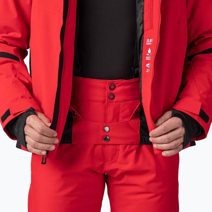 Чоловіча лижна куртка Rossignol Fonction спортивна червона 13